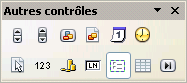 barre d'outils autres contrôles